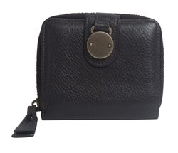 Vintage Zip Around Wallet, Leather, Brown, 1249461, 3*